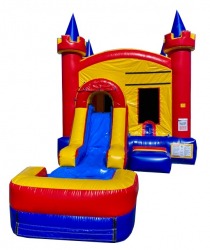 party20castle20bounce20house20combo20inflatable20rental20tu 3 EZ Party Castle Water Combo